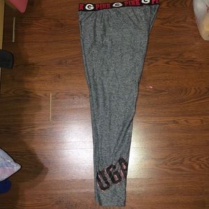 PINK ga bulldog leggings